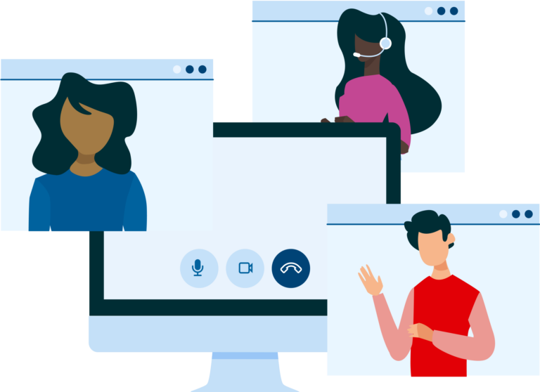 What is included in the mentoring program illustration